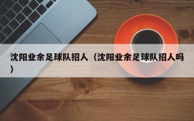 沈阳业余足球队招人(沈阳业余足球队招人吗)