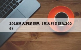 2016意大利足球队(意大利足球队2006)