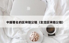 中国著名的区块链公链（主流区块链公链）