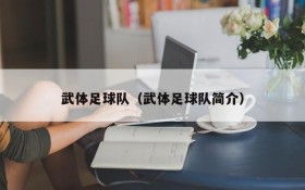 武体足球队(武体足球队简介)