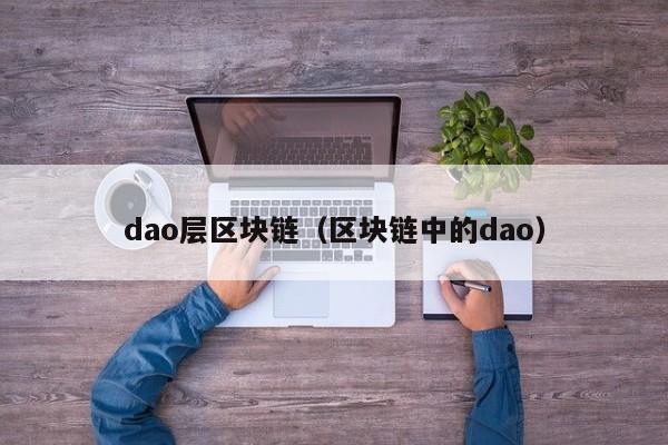 dao層區塊鏈（區塊鏈中的dao）